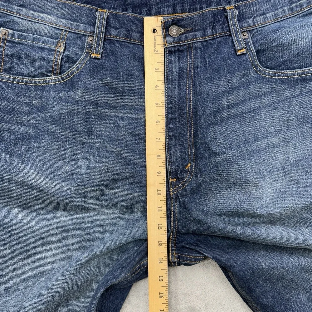 Levi's 569 Jean Loose Shorts Men's Size 38 Blue Denim Bermuda 90s Y2K